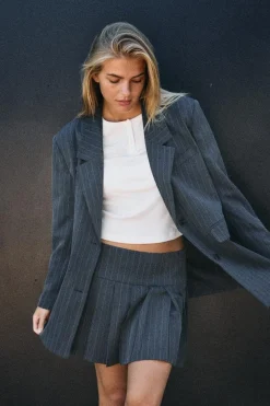Noisy May Nceia / Overize Pintripe Bazer Fw | Blazers