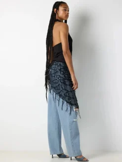 Nmdazzle Sequin Wrap Skirt