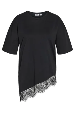 Nmeasy Lace Detail S/S T-Shirt /Tnt