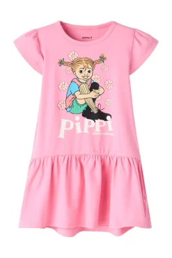 Name It Nmfamea Pippi Ss Dress Sky | Barn Klänningar