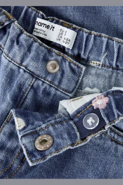Name It Nmfbella Barrel Emb Jeans 4870-Ov L | Barn Byxor & Leggings