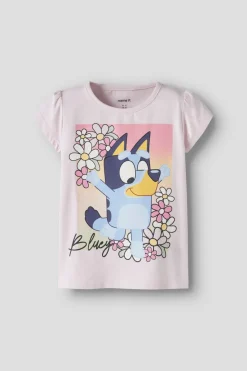 Name It Nmfmaka Bluey Ss Top Sky | Barn T-Shirts & Toppar|T-Shirts & Toppar