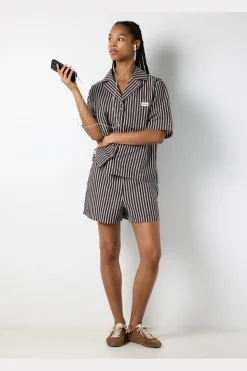 Noisy May Nfrida 2/4 tripe Button hirt | Blusar & Skjortor