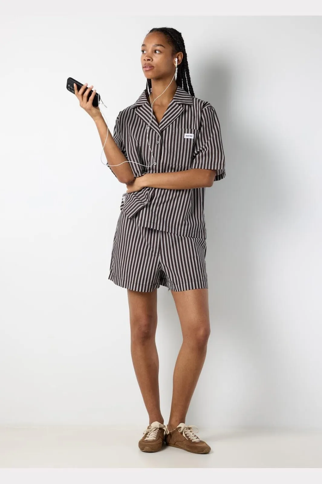 Noisy May Nfrida 2/4 tripe Button hirt | Blusar & Skjortor