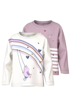 Name It Nmfvaliane Ls Nreg Top | Barn Blusar & Skjortor