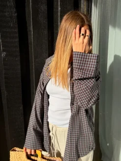 Noisy May Nhaiey Zoe / Check hirt | Blusar & Skjortor