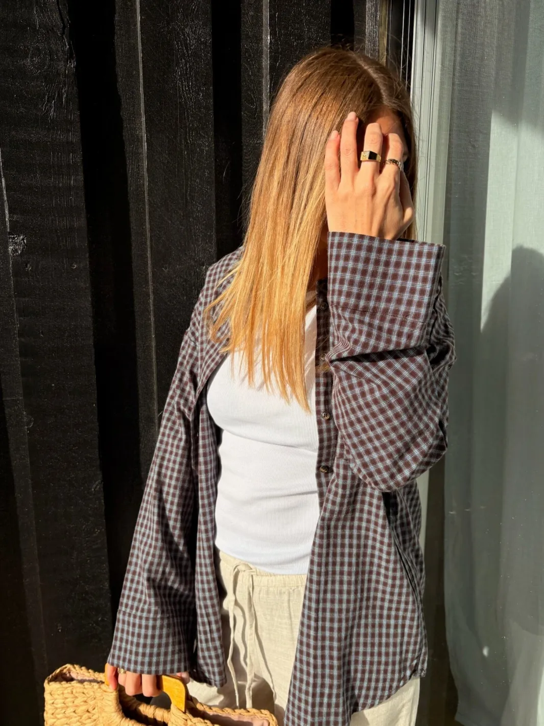 Noisy May Nhaiey Zoe / Check hirt | Blusar & Skjortor