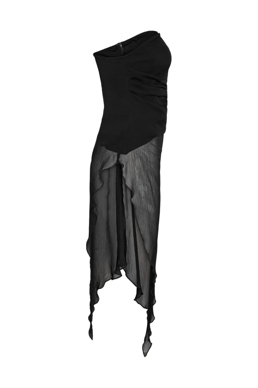 Nmisabel S/L Chiffon Bandeau Top
