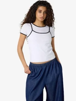 Nmkerry S/S Double Layer Top Tnt/14