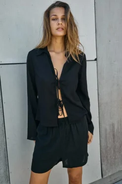 Noisy May Neiani / Tie Top Fwd | Blusar & Skjortor|Set