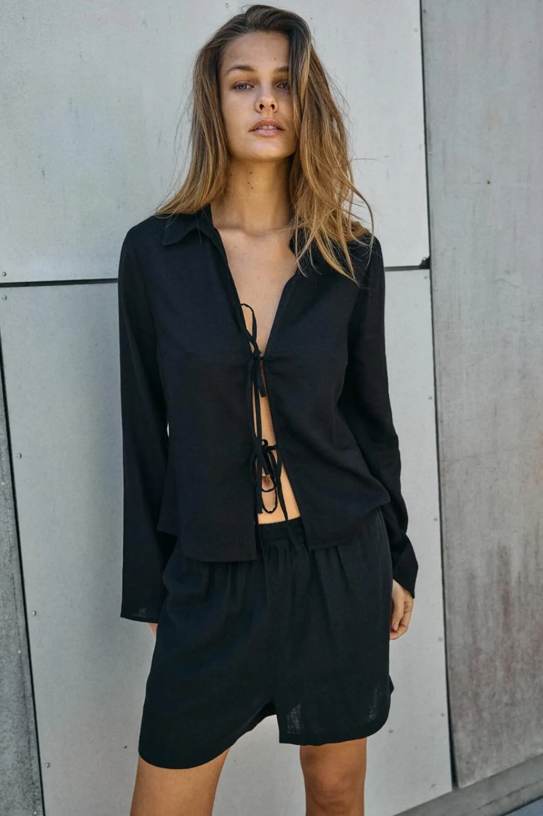Noisy May Neiani / Tie Top Fwd | Blusar & Skjortor|Set