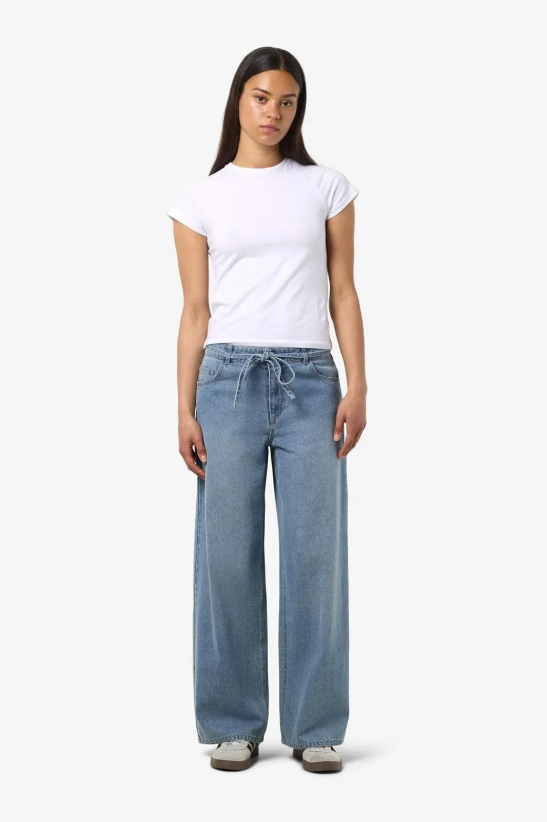 Noisy May Nmmaisy Nw Belt Loose Jeans Bs031Lb | Set|Jeans, Leggings & Byxor