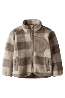 Name It Nmmmonico Sherpa Jacket Check | Barn Jackor & Kappor