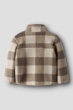 Name It Nmmmonico Sherpa Jacket Check | Barn Jackor & Kappor