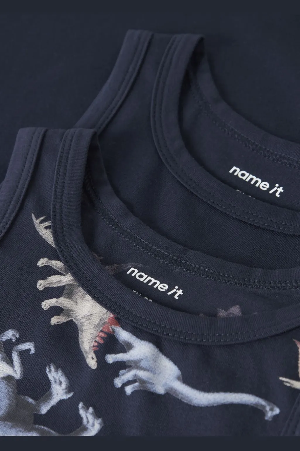 Nmmtank Top Navy Dino
