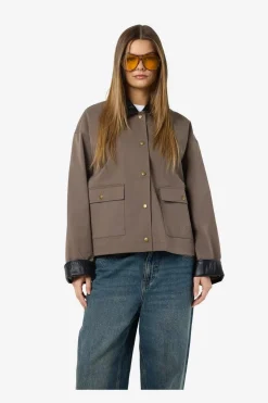 Noisy May Nnora Pu Coar Jacket Dd | Ytterkläder & Jackor