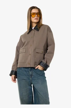 Noisy May Nnora Pu Coar Jacket Dd | Ytterkläder & Jackor