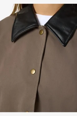Noisy May Nnora Pu Coar Jacket Dd | Ytterkläder & Jackor