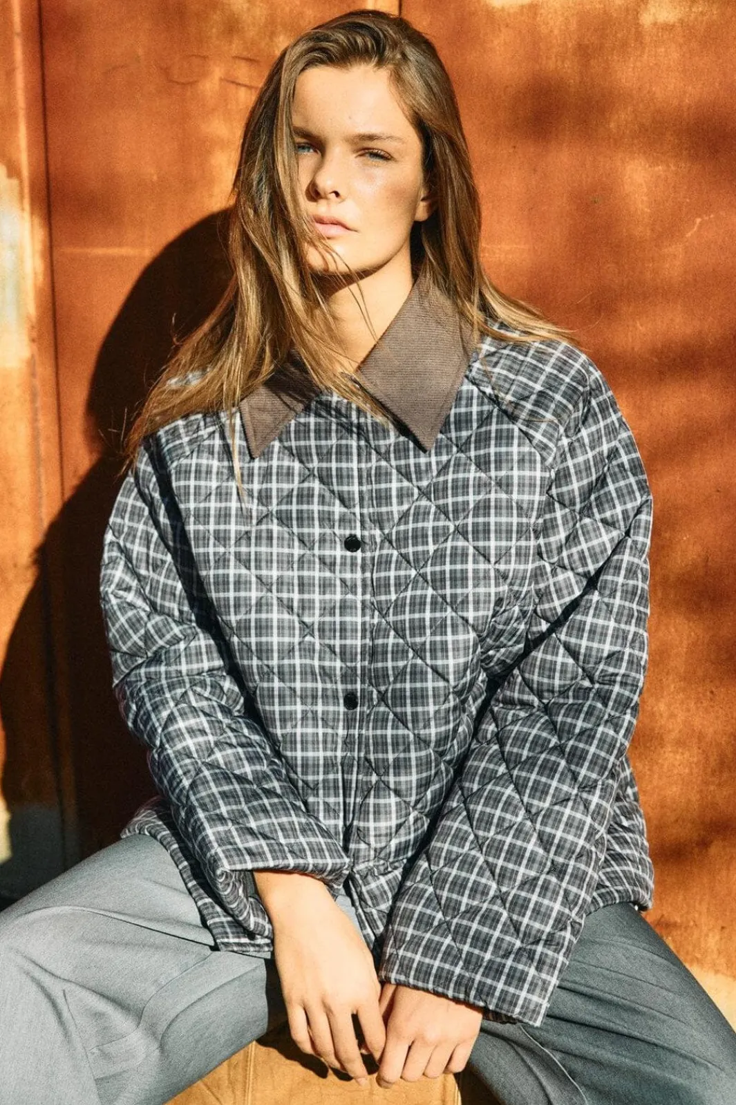 Noisy May Nvaey Quited Jacket Dd Fwd | Ytterkläder & Jackor