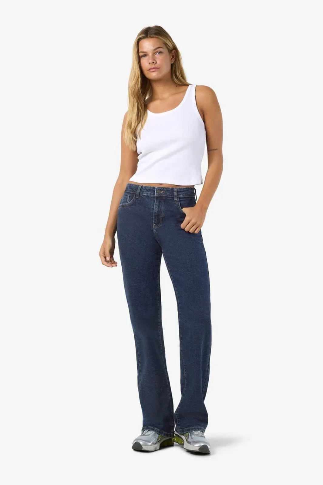 Noisy May Nmyolanda Wide Str Az365Db Fwd | Jeans, Leggings & Byxor