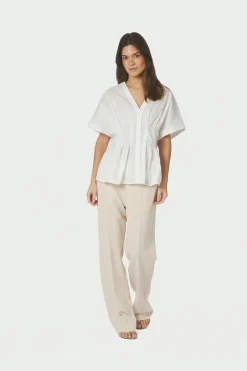 Neo Noir Nnadamma Poplin Blouse 169004 | Blusar & Skjortor