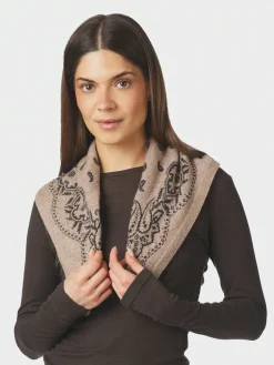 Neo Noir Nnadelina Paisley Knit Scarf 169506 | Halsdukar