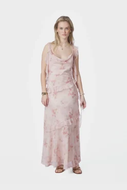 Neo Noir Nnadelle Frill Mesh Dress 169391 | Klänningar