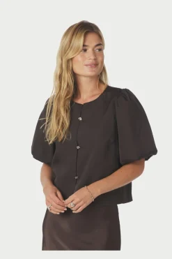 Neo Noir Nnaisa Dull Satin Blouse 164658 | Blusar & Skjortor