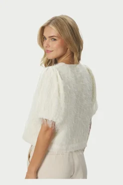 Neo Noir Nnaisa Frilly Blouse 167582 | Cardigans