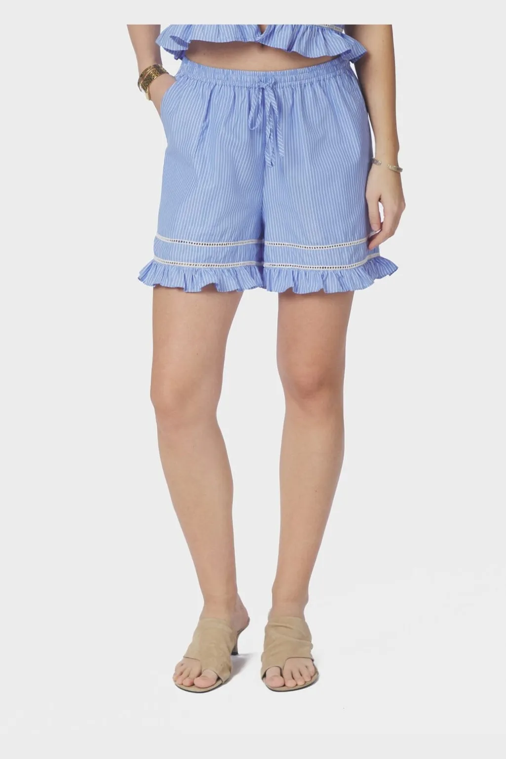 Nnamansa Stripe Shorts 169347