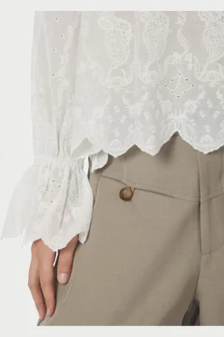 Nnamara Delicate Emb Blouse 166708