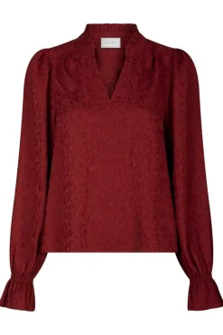 Neo Noir Nnamara Jacquard Dot Blouse 164320 | Blusar & Skjortor
