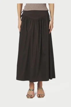 Neo Noir Nnanais Poplin Skirt 168516 | Kjolar