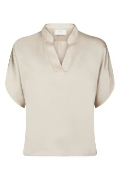 Neo Noir Nnanelle Heavy Sateen Blouse 168286 | T-Shirts & Toppar