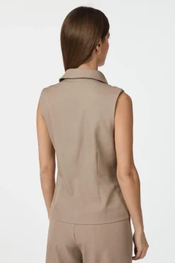 Neo Noir Nnannabella Structure Waistcoat 165355 | Västar|Set