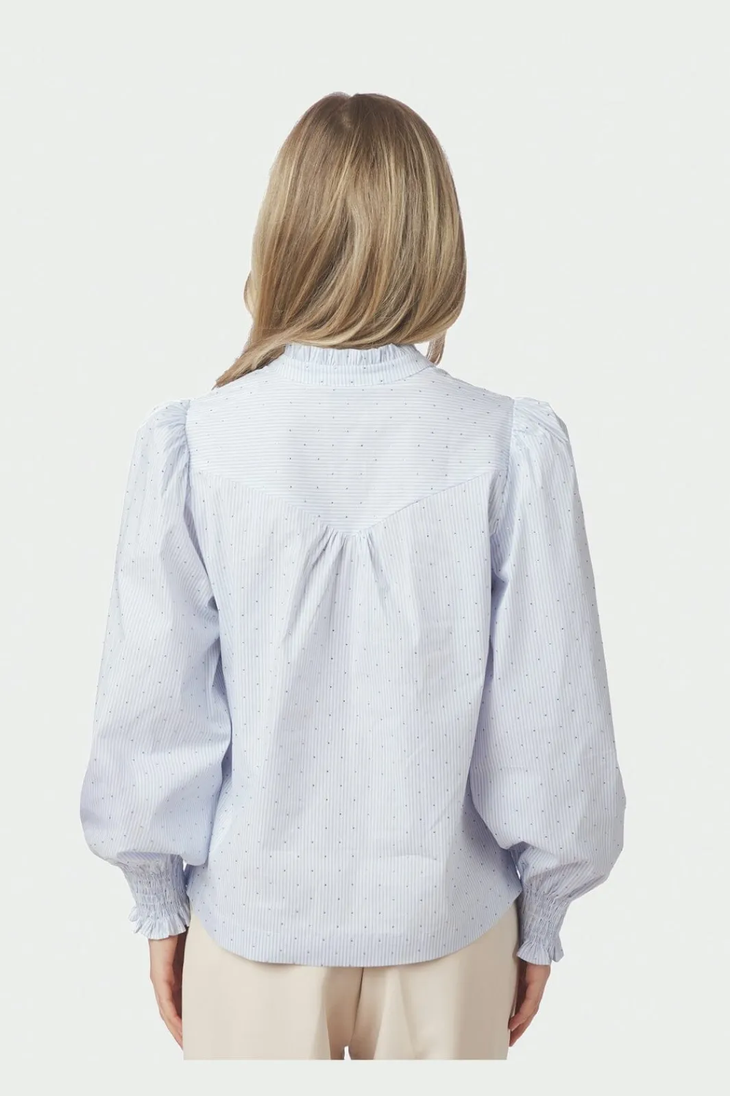 Neo Noir Nnastrida Stripe Stone Blouse 167292 | Blusar & Skjortor
