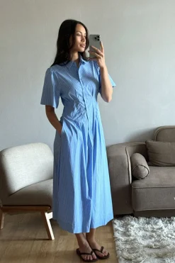 Neo Noir Nnbaia Stripe Poplin Dress 167585 | Klänningar