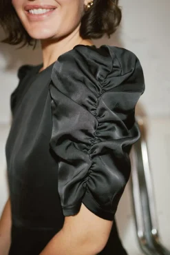 Nnbenua Heavy Sateen Blouse 167069