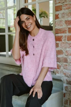 Neo Noir Nnbenuta Fluffy Knit Cardigan 165816 | Cardigans