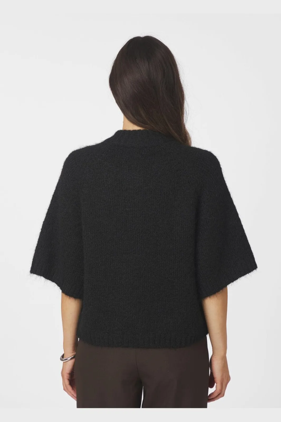 Neo Noir Nnbenuta Fluffy Knit Cardigan 165816 | Cardigans