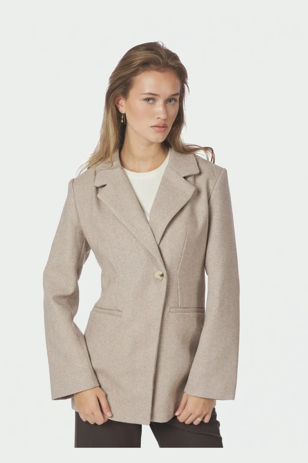 Nnbowie Herringbone S Blazer 167664