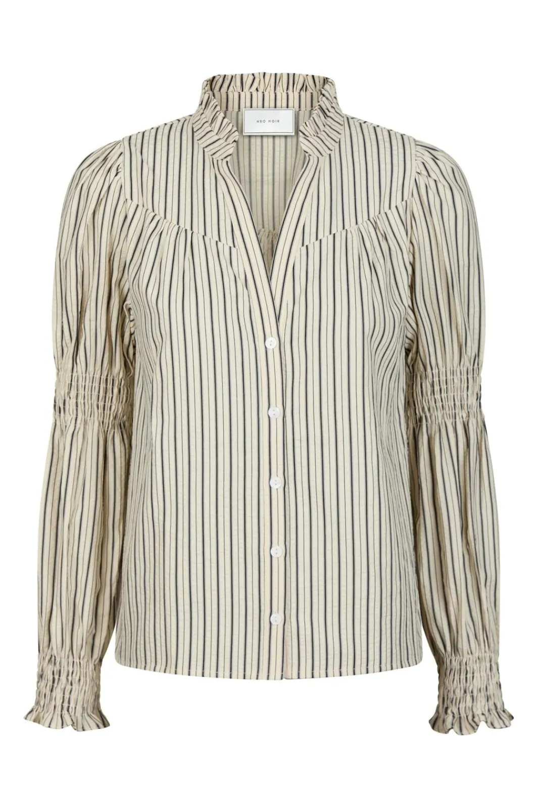 Neo Noir Nncamilla Contrast Blouse 164669 | Blusar & Skjortor