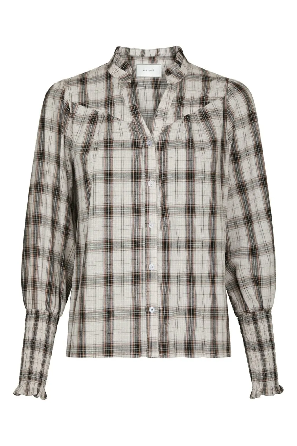 Nncamisa Big Check Blouse 166886