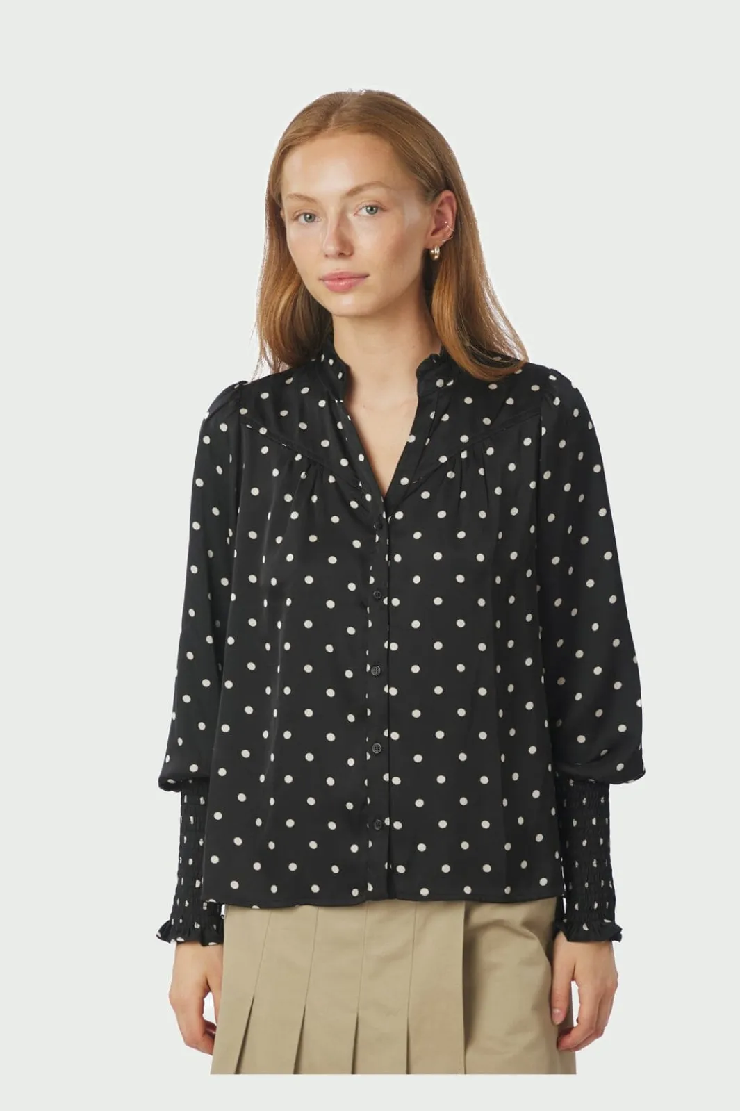 Neo Noir Nncamisa Dot Blouse 167161 | Blusar & Skjortor