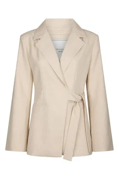 Neo Noir Nncarmia Melange Tie Blazer 168227 | Blazers