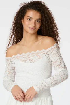 Neo Noir Nncasadi Lace Flower Blouse 162631 | Blusar & Skjortor