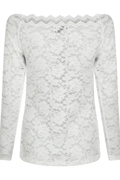 Neo Noir Nncasadi Lace Flower Blouse 162631 | Blusar & Skjortor