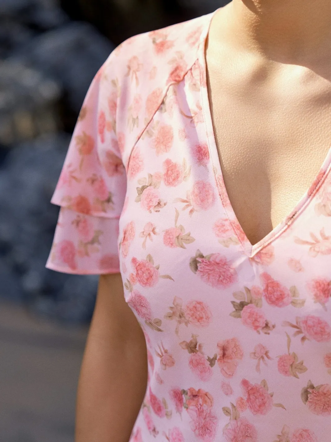 Neo Noir Nncelesse Flower Fade Dress 169331 | Klänningar