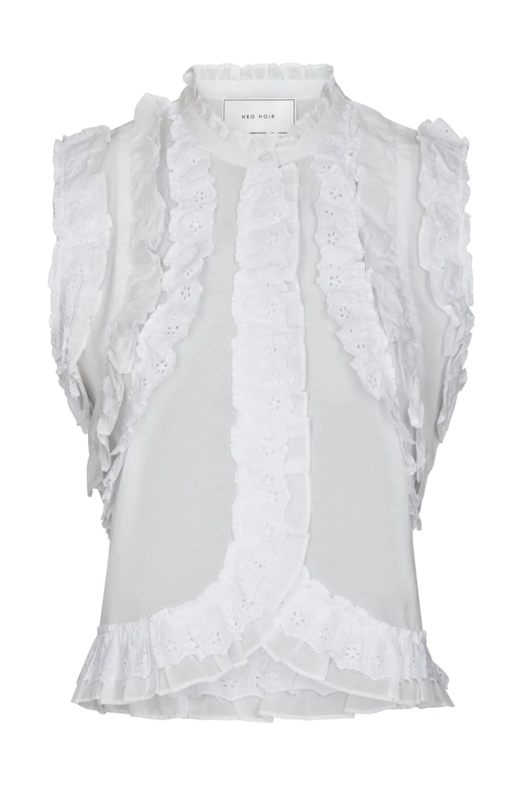 Neo Noir Nncelia Ruffle Top 168323 | T-Shirts & Toppar
