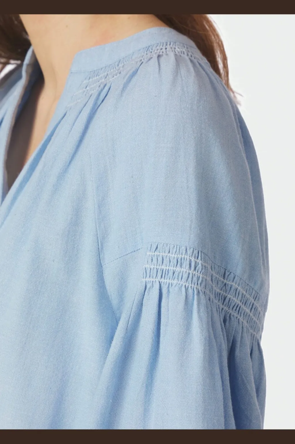 Nncelise Chambray Blouse 168738